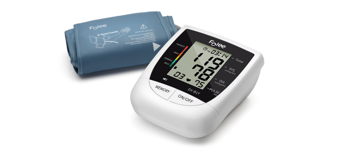 shows folee blood pressure monitor available